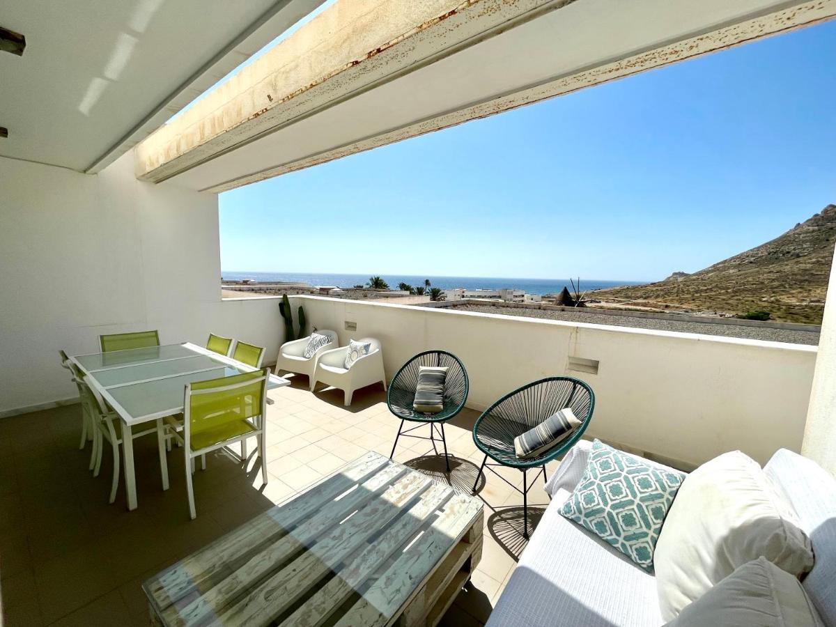 Moderno Apartamento Con Vistas Al Mar Las Negras Kültér fotó