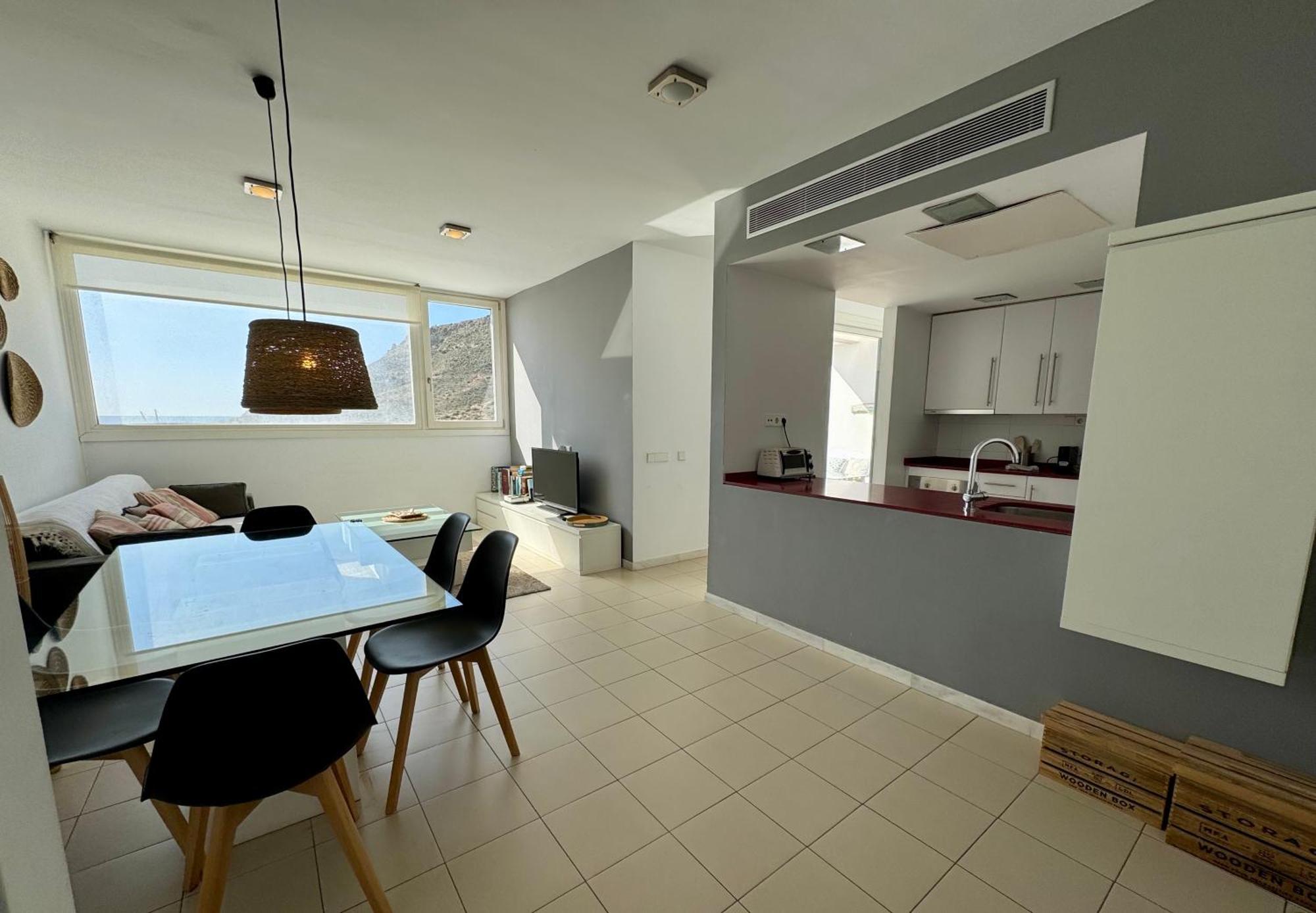 Moderno Apartamento Con Vistas Al Mar Las Negras Kültér fotó